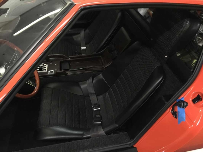 Lamborghini Miura vintage car interior restoration