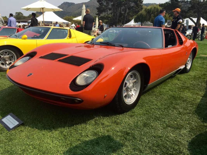 Lamborghini Miura vintage car interior restoration