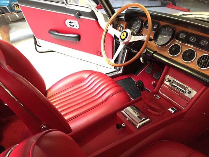 Ferrari 330GT vintage car interiors restoration