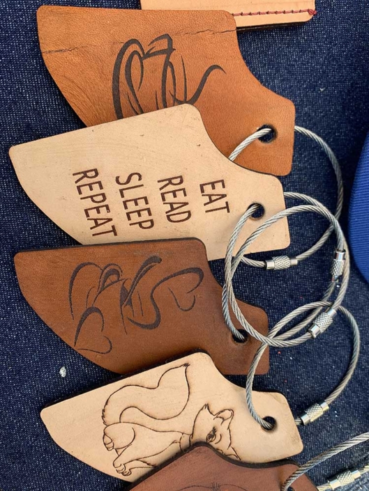 customized leather keyrings