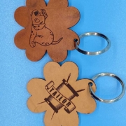 customized leather keyrings