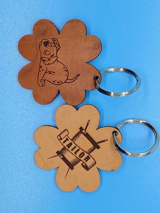 customized leather keyrings