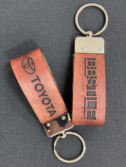 customized leather keyrings